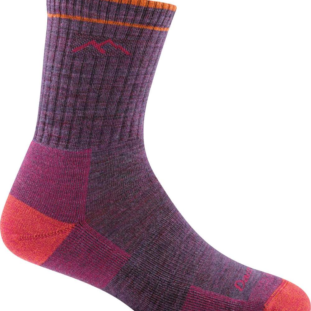 The best merino wool socks in plum heather colouring