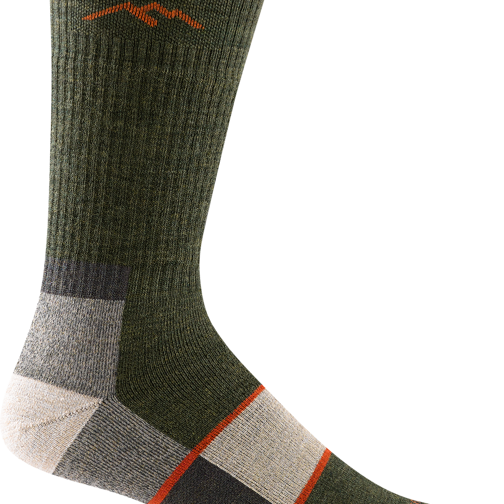 Darn Tough Socks Full Cushion Men's Wool Socks UK - Olive