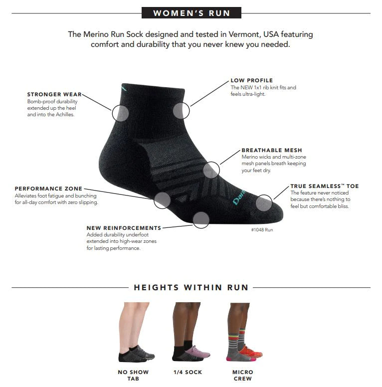 Darn tough women's running 2025 socks
