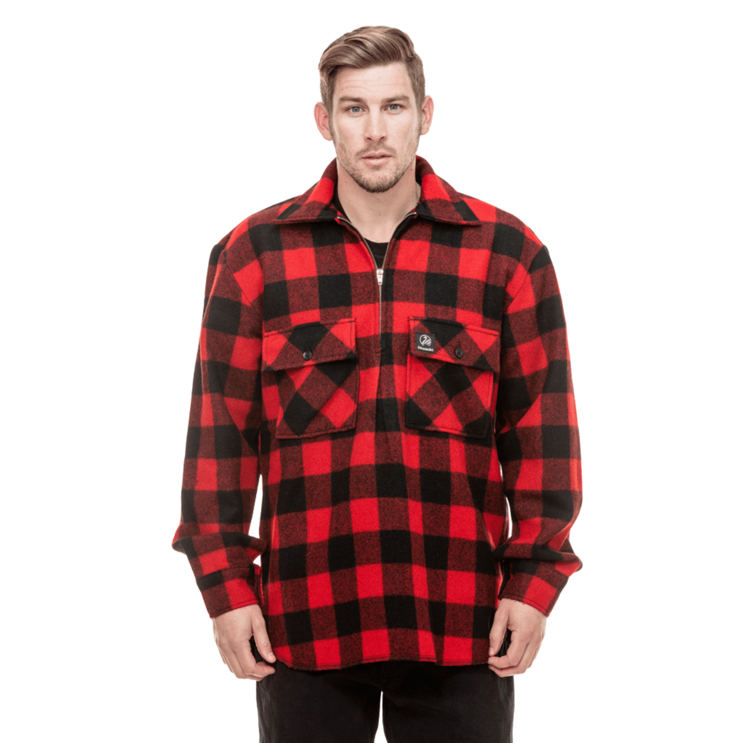 Swanndri Ranger Bush Shirt - Red/Black.
