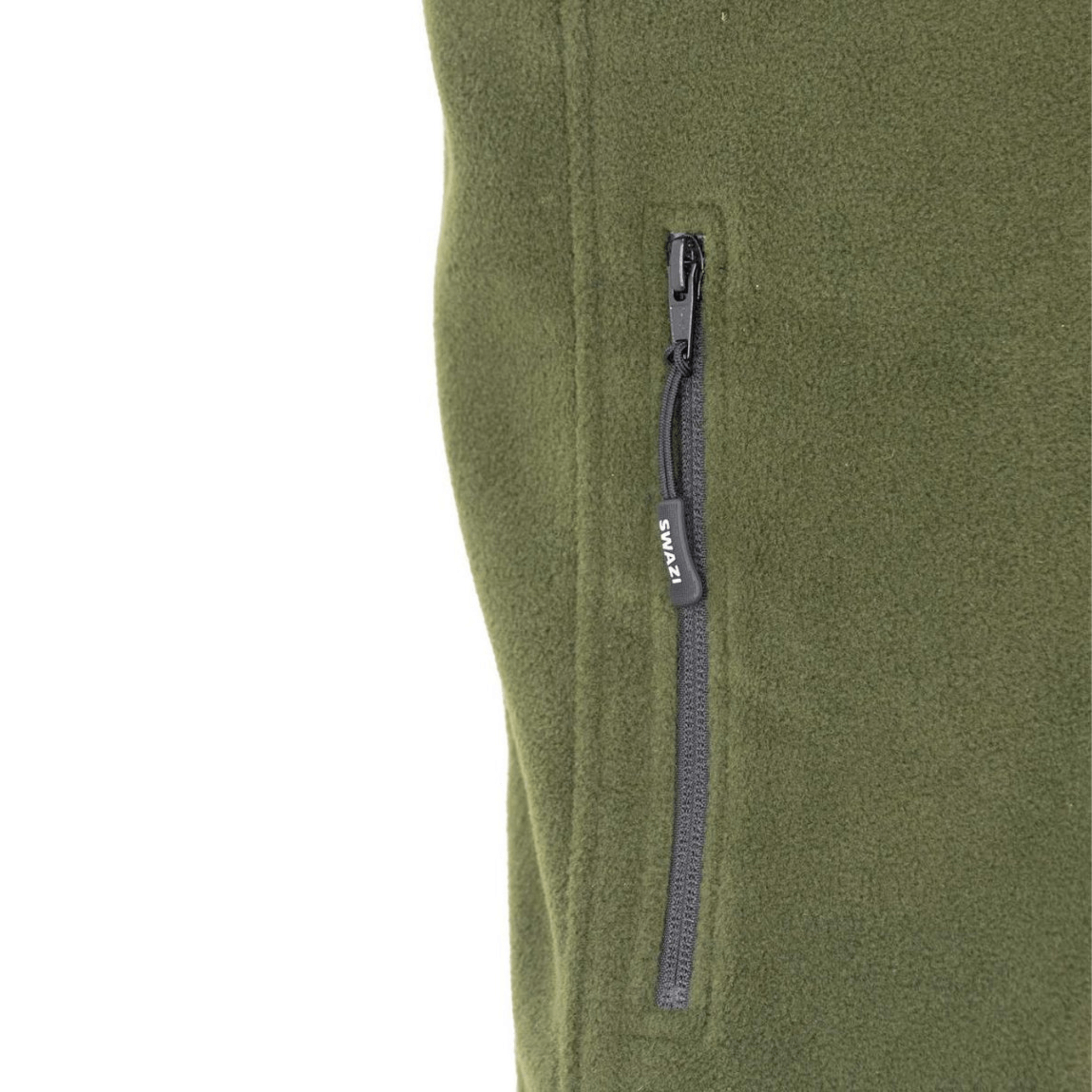 Swazi Sherpa Vest Olive Farmers Gilet Fleece Swazi Clothing