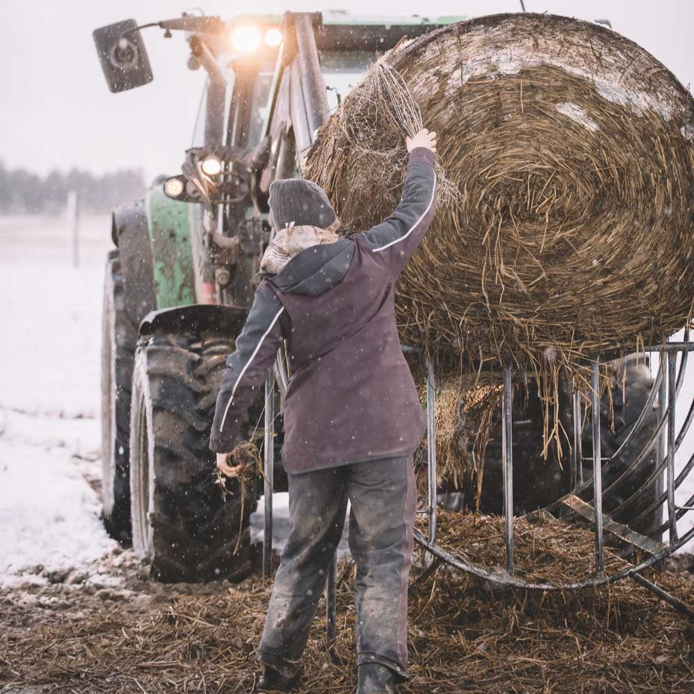 Kaiwaka Women’s Stormforce Winter Jacket, rugged farming waterproofs for women on the land.