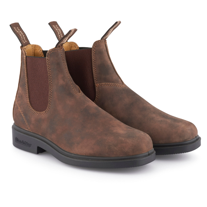 Brown suede blundstone sales