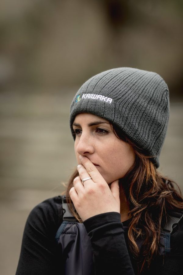 Kaiwaka Cable Knit Grey Beanie