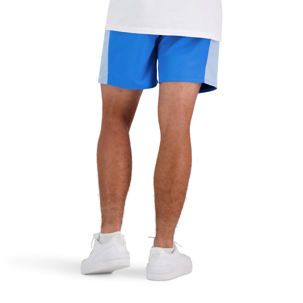 Rear view of man wearing Canterbury clothing UK