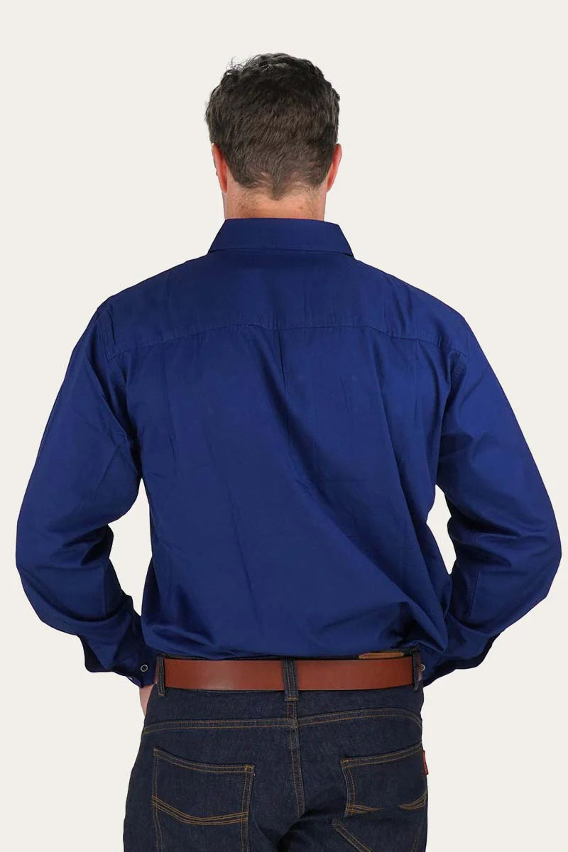 Navy blue sales cowboy shirt