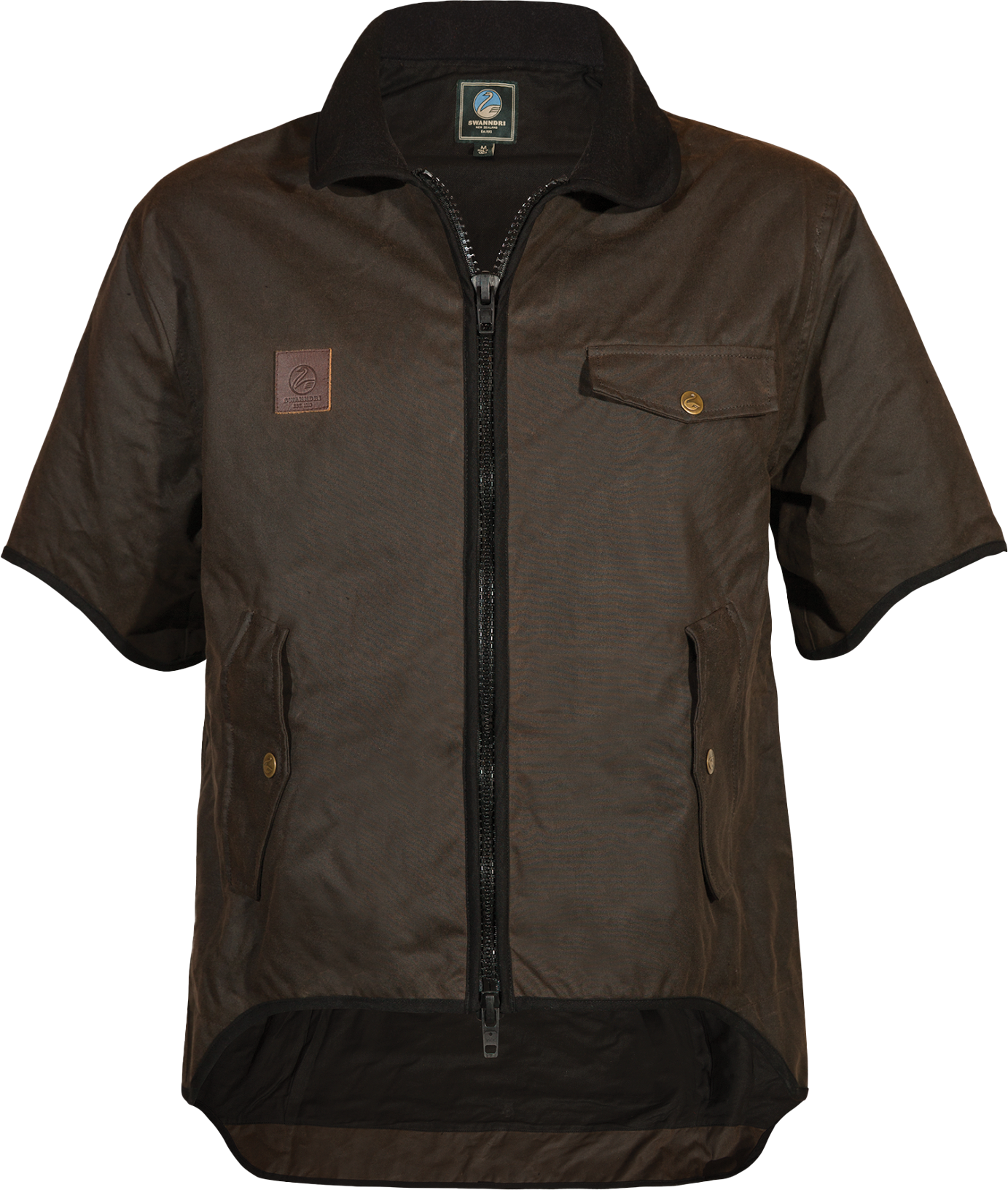 Oilskin jacket pictured on its own