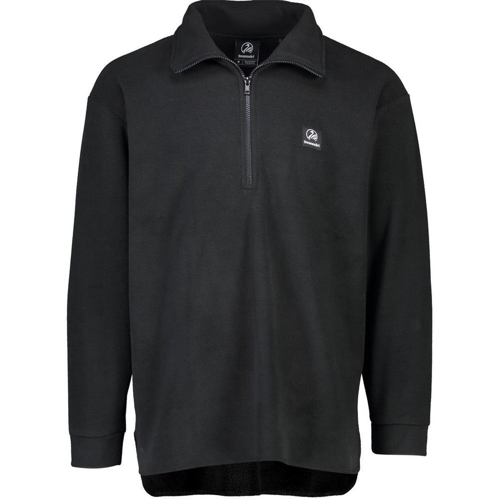 Swanndri Motu Pullover Fleece - Black