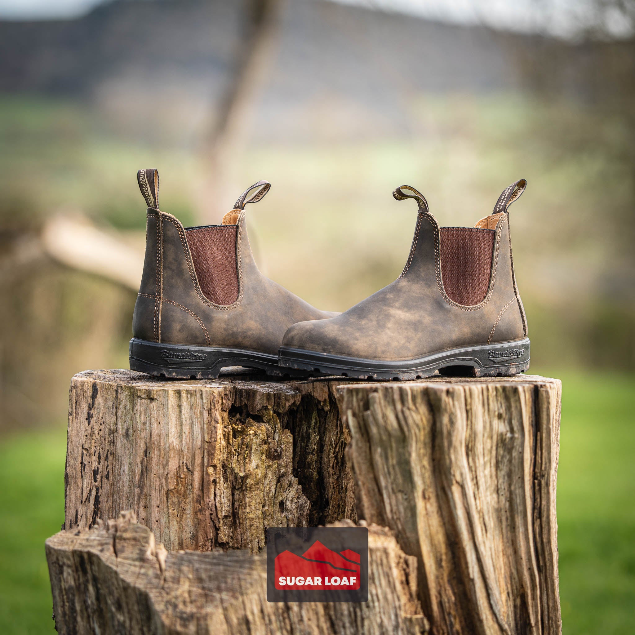Blundstone 585 Rustic Brown Boots | Unisex Non-Safety Dealer Boots