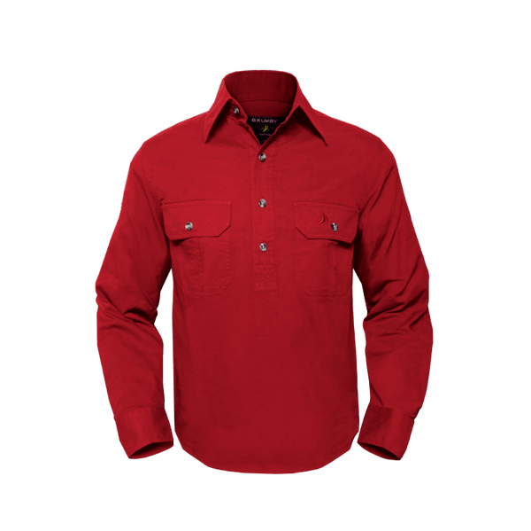 Australian Brumby Work Shirts (Unisex) - Red