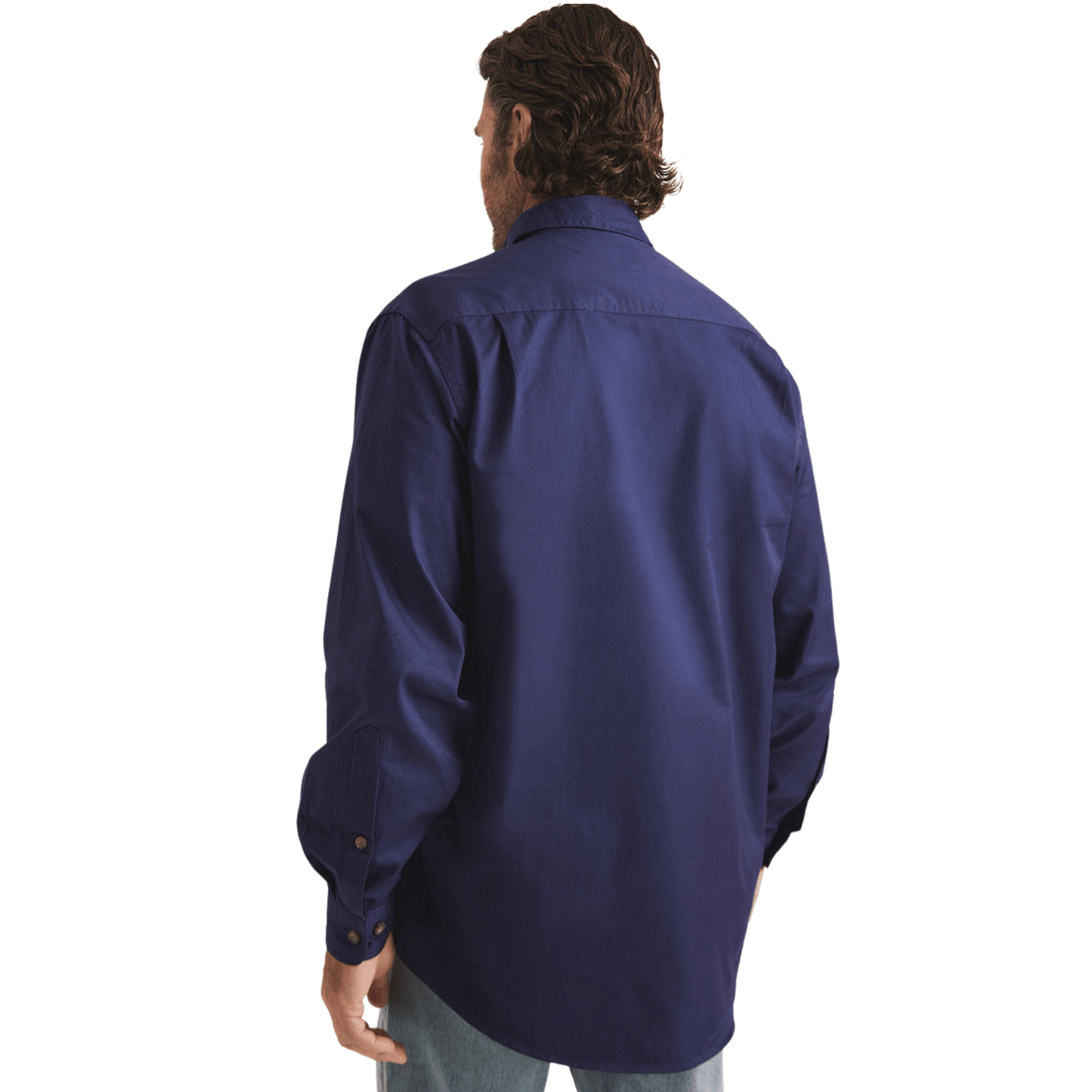 
                  
                    RB Sellars Men's Burton Half Button Mid Weight Work Shirt - Navy
                  
                