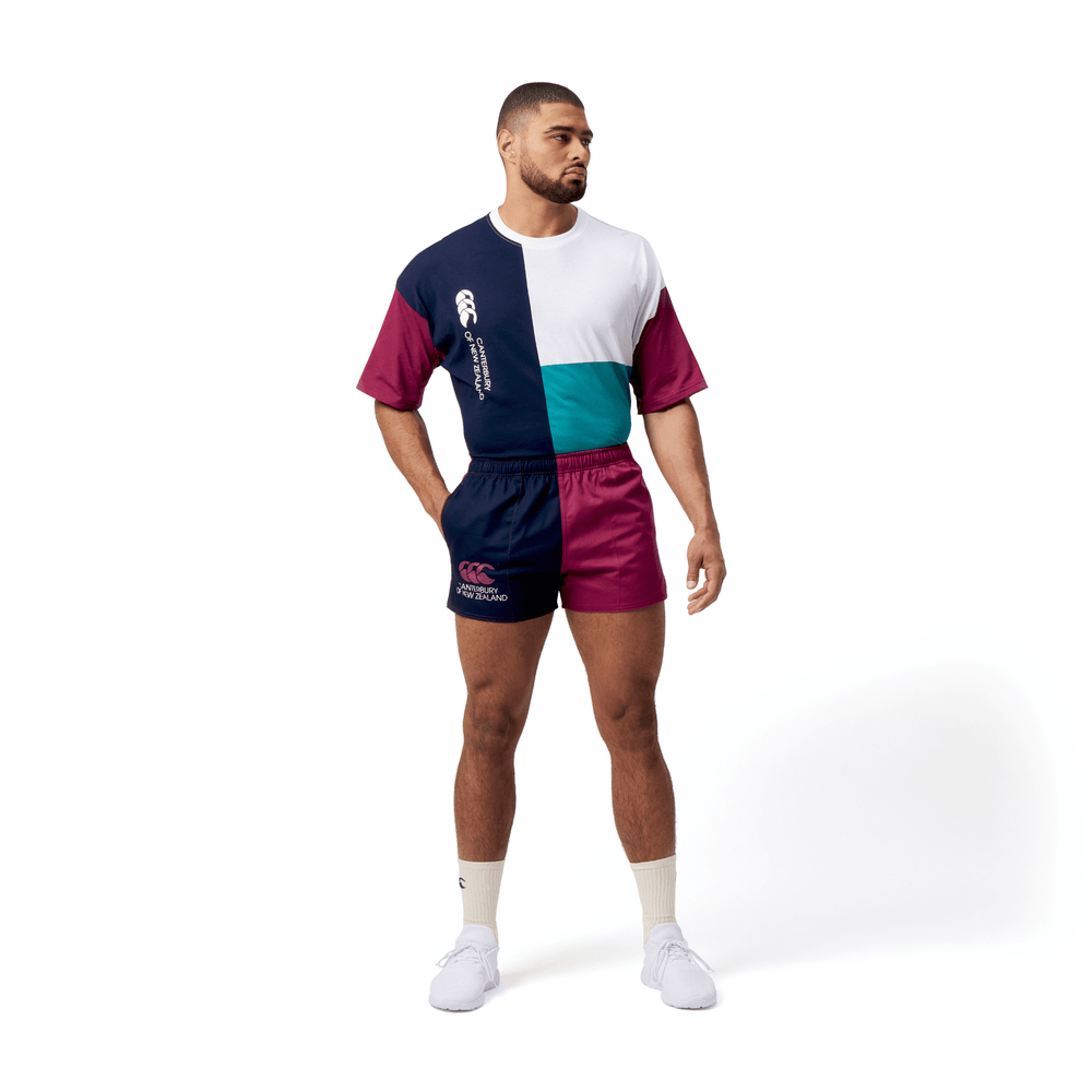 
                  
                    Canterbury Lions Limited Edition Harlequin Shorts (Unisex) - Burgundy/Navy
                  
                