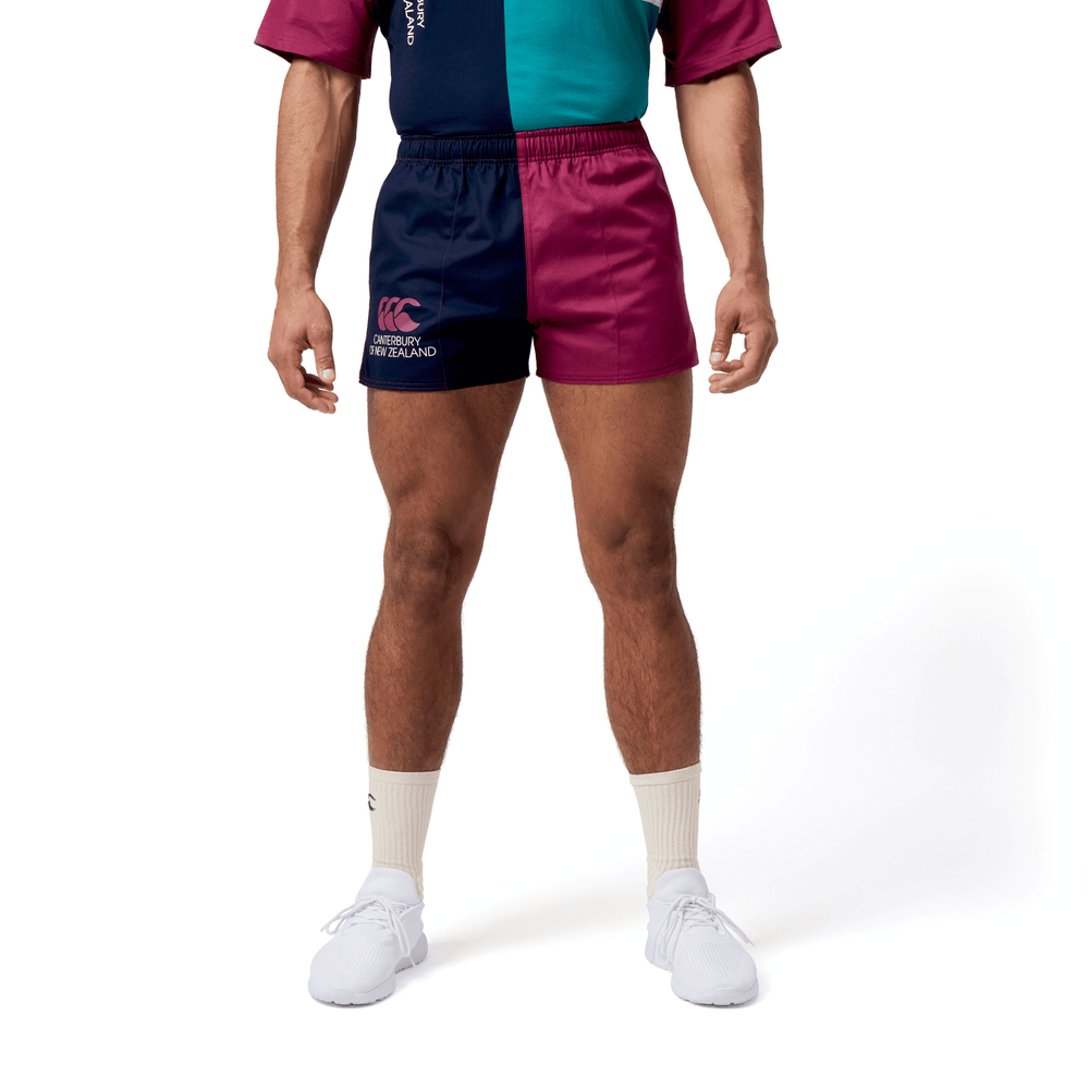 
                  
                    Canterbury Lions Limited Edition Harlequin Shorts (Unisex) - Burgundy/Navy
                  
                