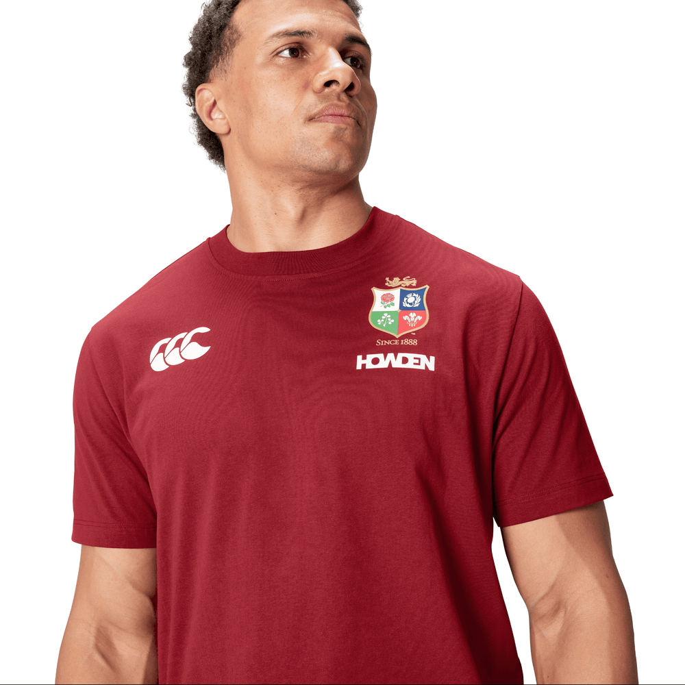 
                  
                    Canterbury British & Irish Lions Cotton Jersey Tee (Unisex) - Red Dahlia
                  
                