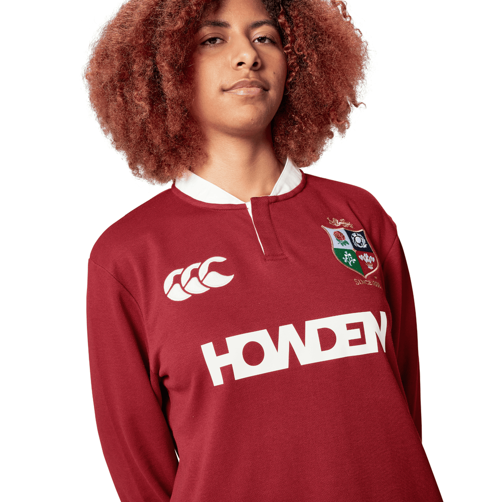 
                  
                    Canterbury British & Irish Lions Long Sleeve Classic Rugby Jersey (Unisex) - Red Dahlia
                  
                