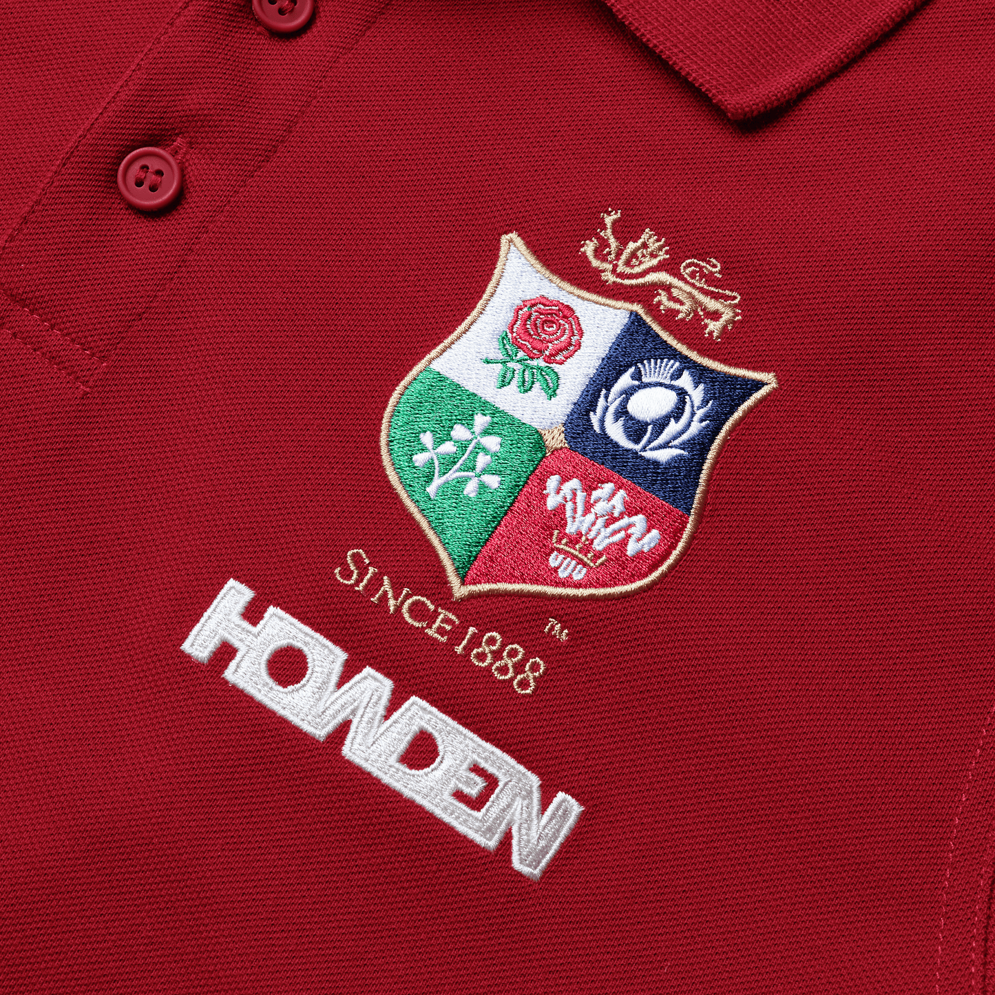 
                  
                    Canterbury British & Irish Lions Pique Rugby Polo (Unisex) - Red Dahlia
                  
                