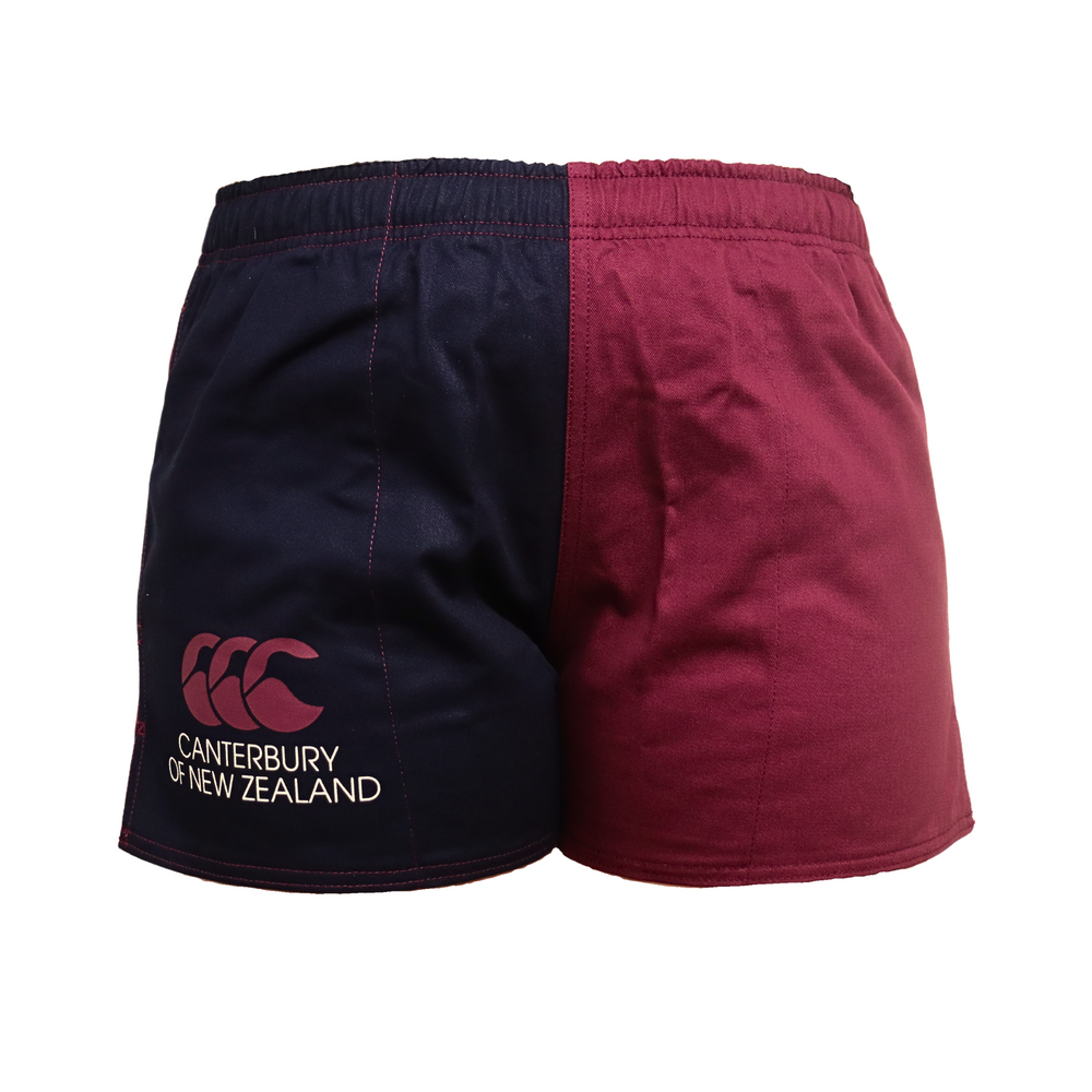 Canterbury Lions Limited Edition Harlequin Shorts (Unisex) - Burgundy/Navy