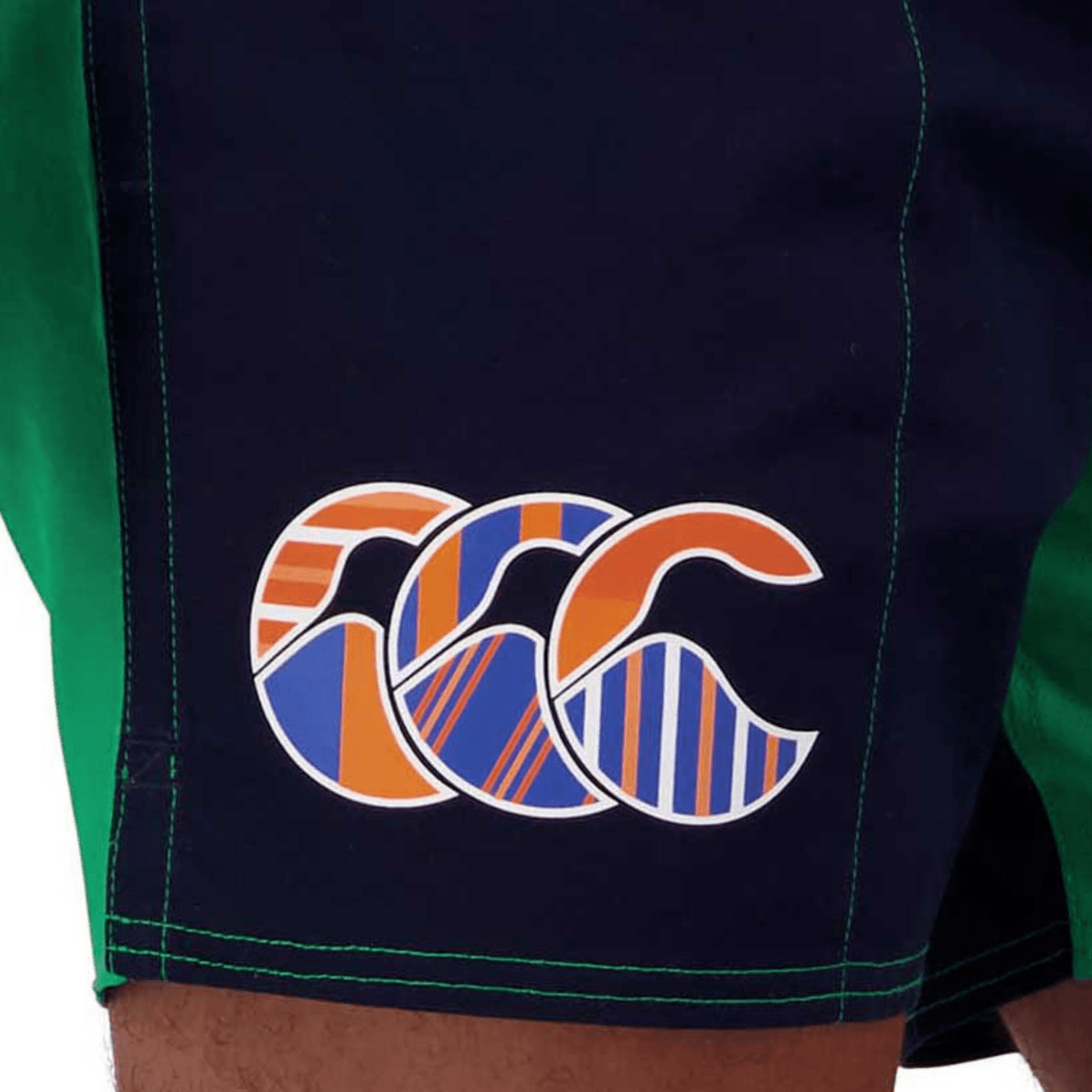 
                  
                    Canterbury Limited-Edition Harlequin Uglies Shorts (Unisex) - Navy/Green (Extra Long 5")
                  
                