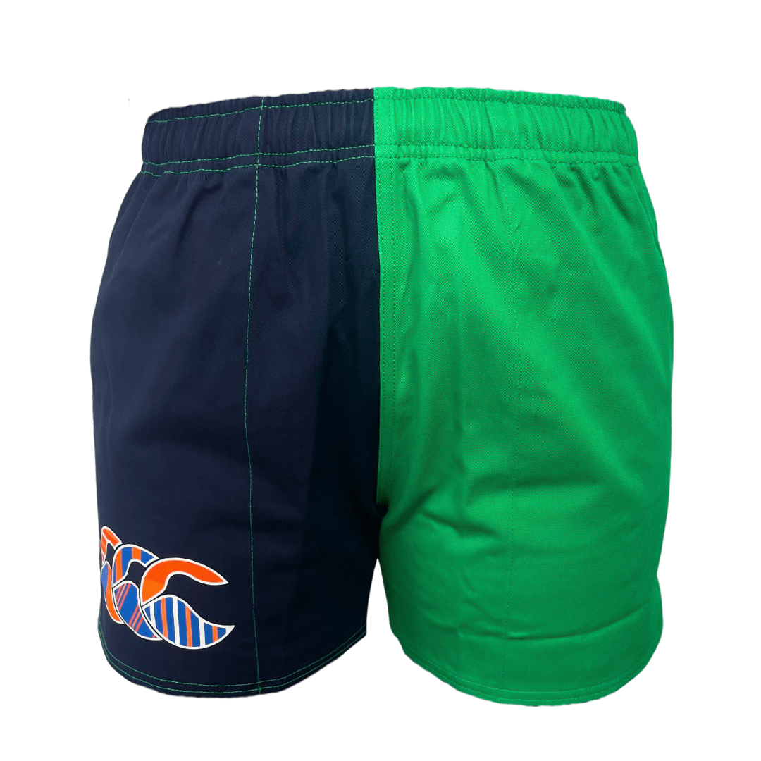 
                  
                    Canterbury Limited-Edition Harlequin Uglies Shorts (Unisex) - Navy/Green (Extra Long 5")
                  
                