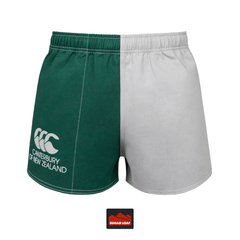Canterbury Limited Edition Harlequin Shorts (Unisex) - Forest Green/Grey