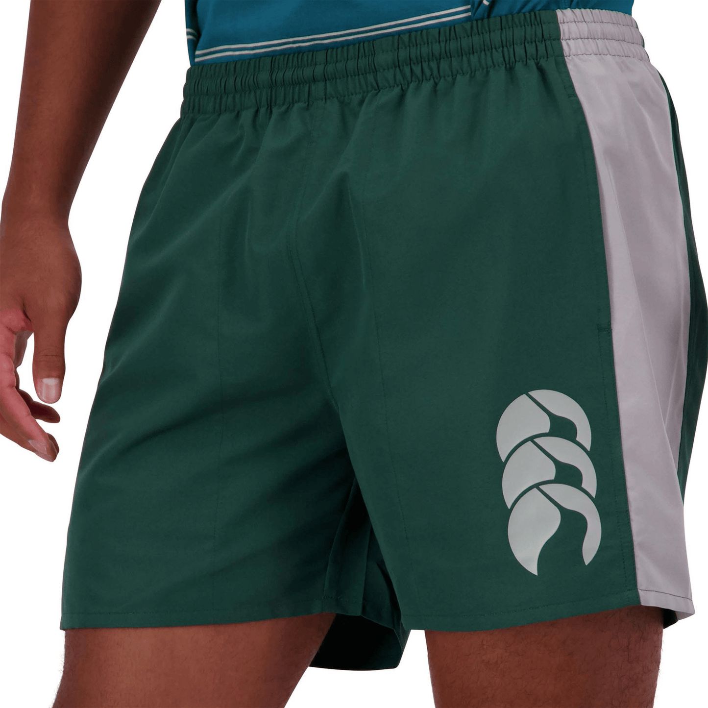 Canterbury Panel Tactic Shorts (Unisex) - Forest Green Grey