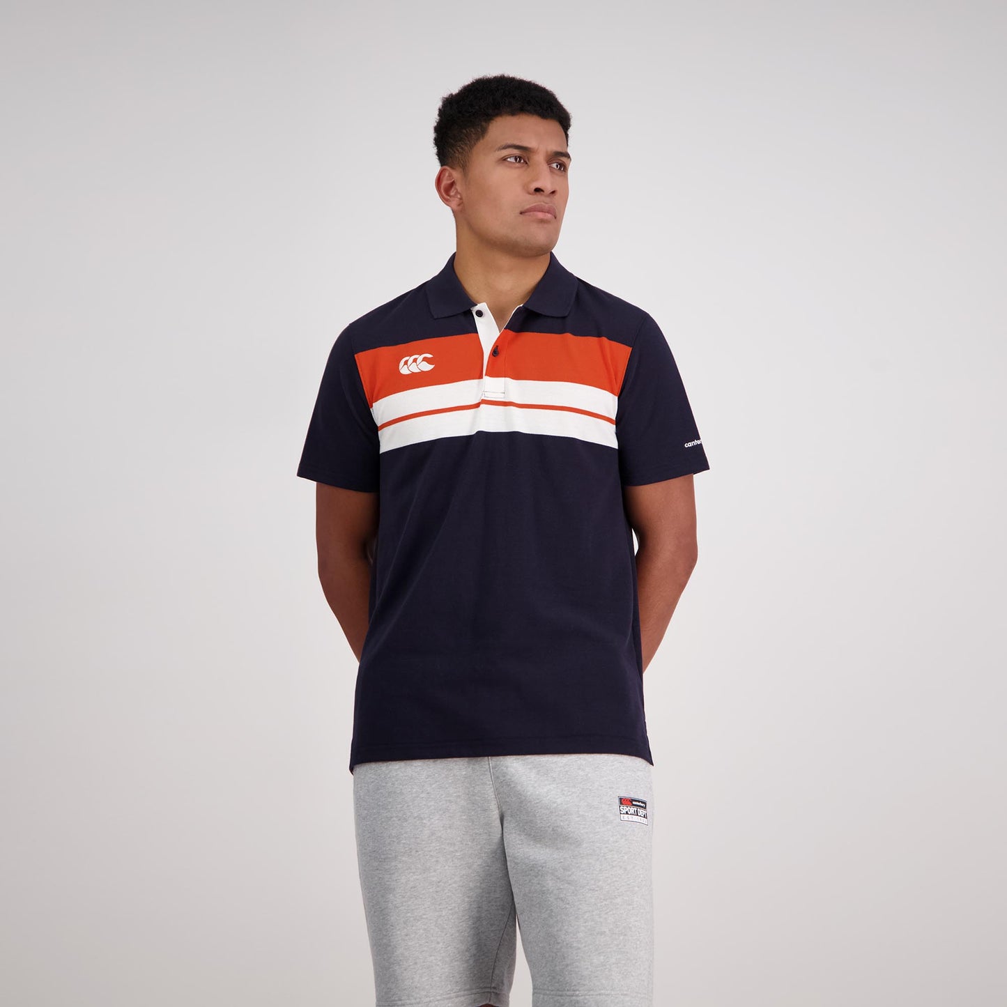 
                  
                    Canterbury Rugby Polo Jersey (Unisex) - Deep Well Navy
                  
                