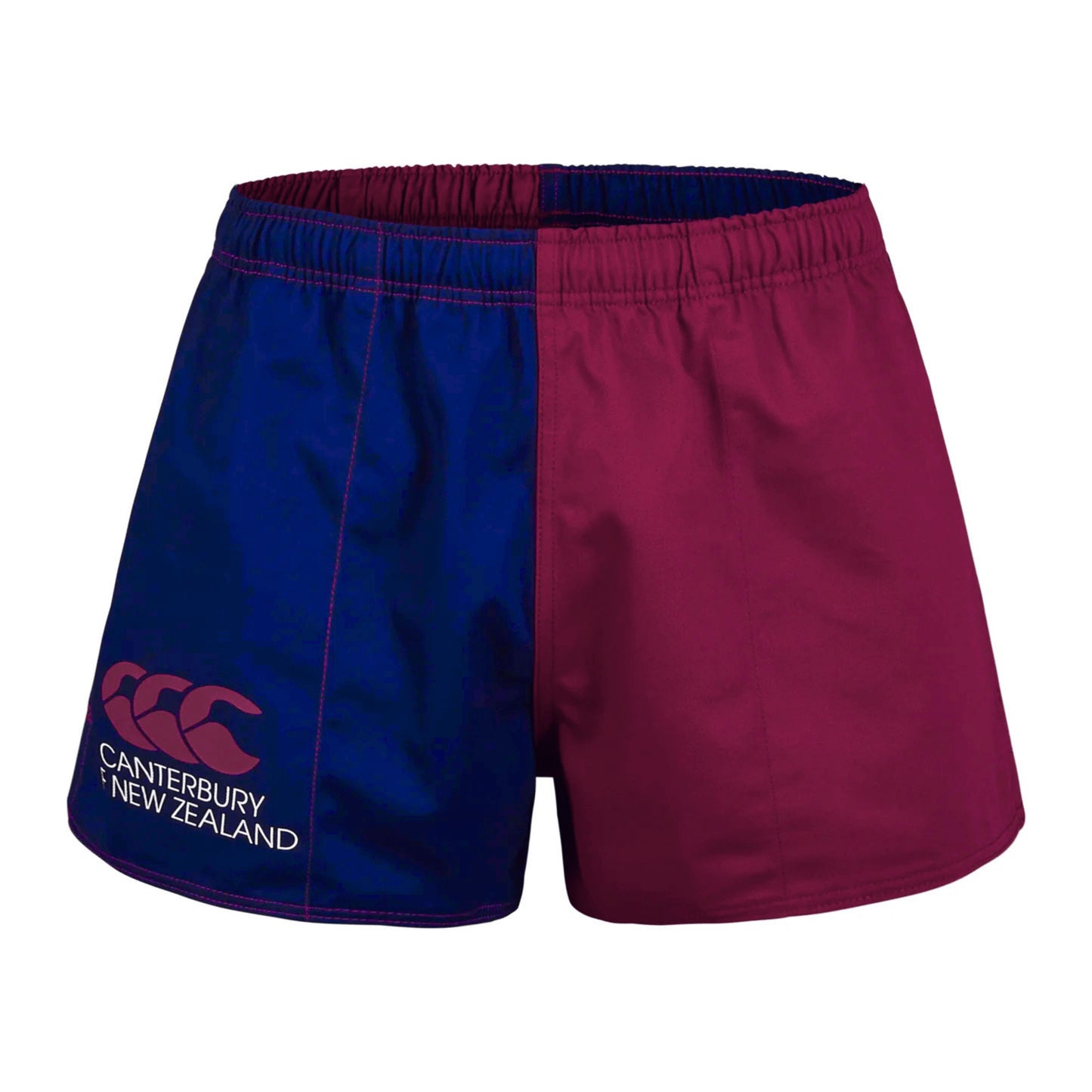 Canterbury Harlequin Shorts in Royal Blue and Burgundy