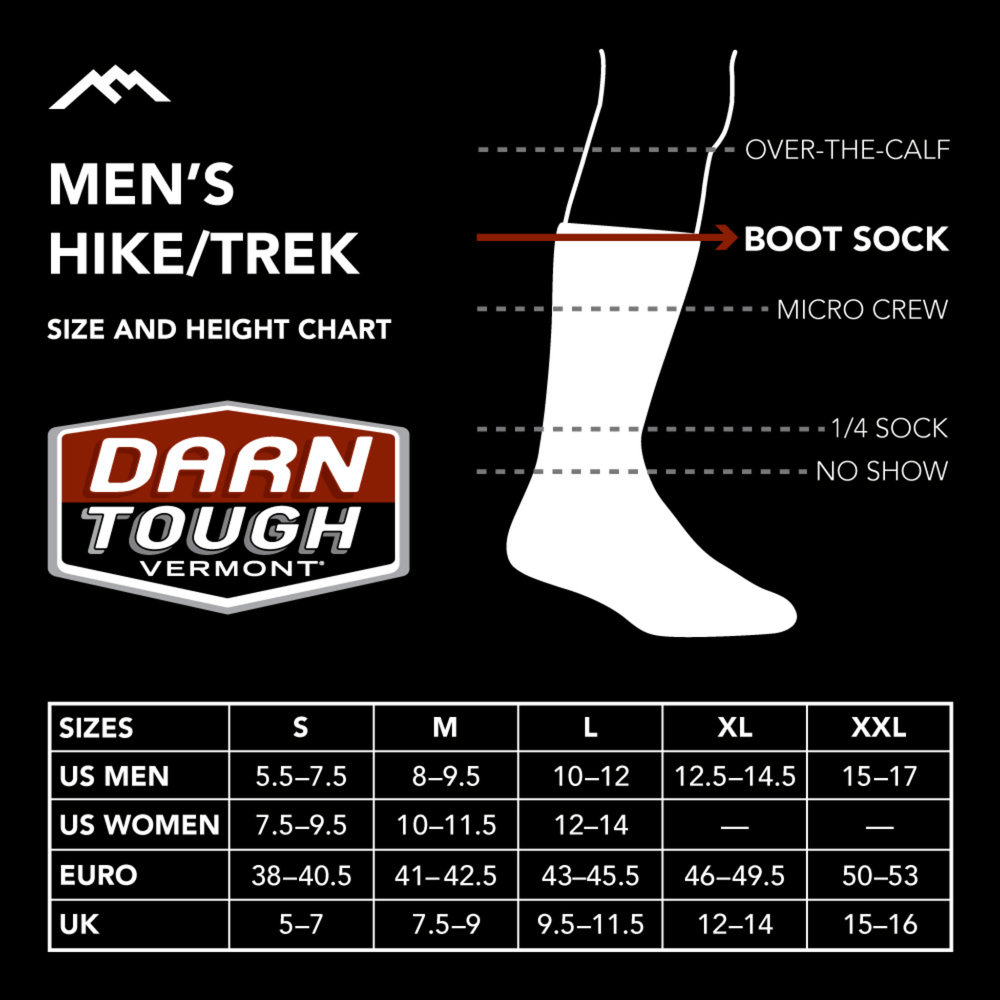 
                  
                    Darn Tough Men's Hiker Boot Midweight with Full Cushion Socks - Black
                  
                