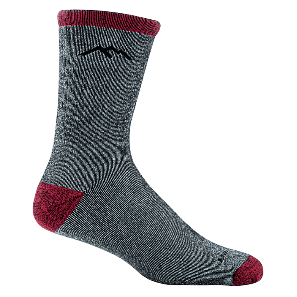 Darn Tough Men's Mountaineering Micro Crew Heavyweight with Full Cushion Hiking Sock - Smoke