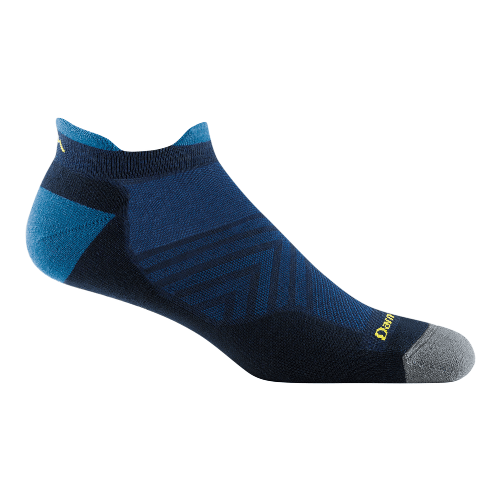 Darn Tough Men's Run No Show Tab Ultra-Lightweight Cushioned Socks - Eclipse