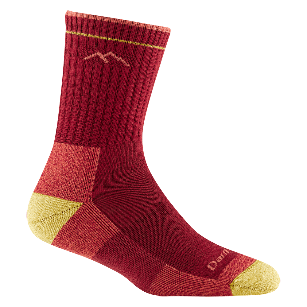 Darn Tough Women's Hiker Micro Crew Midweight with Cushion Socks - Cranberry