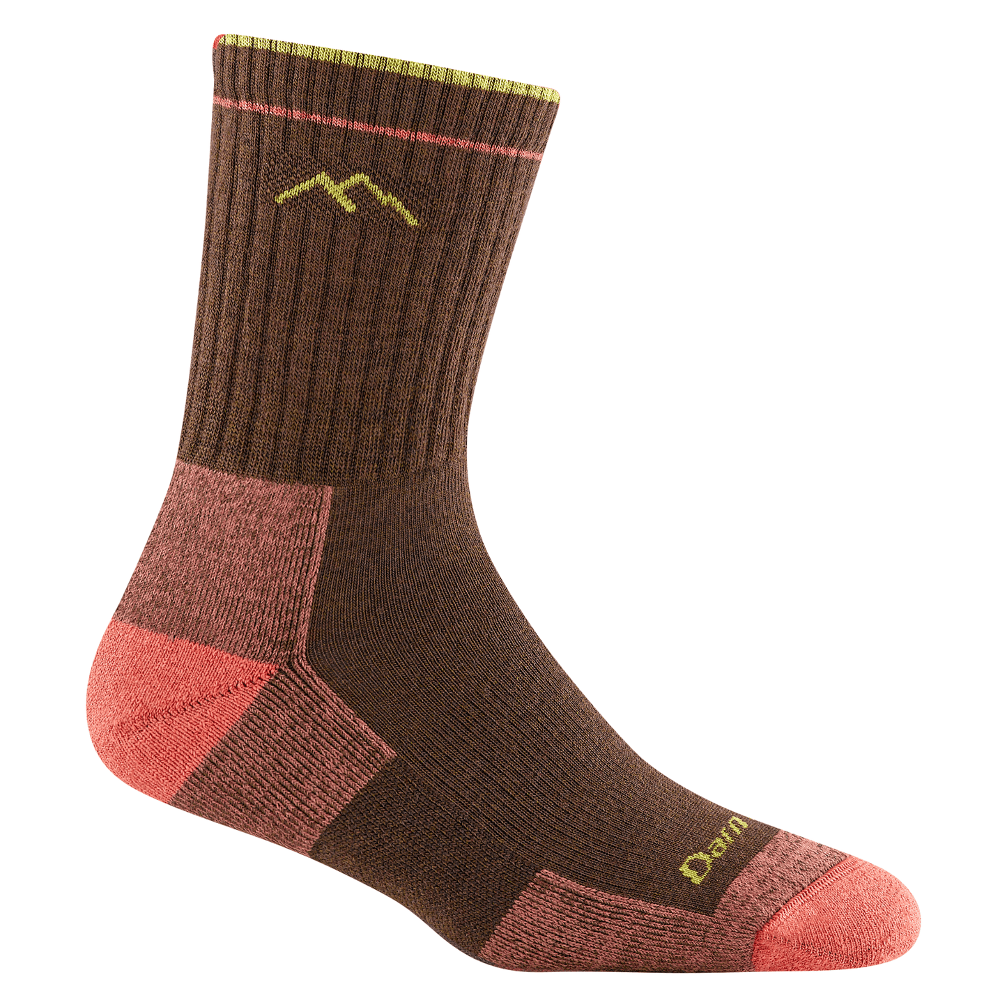 Darn Tough Women's Hiker Micro Crew Midweight with Cushion Socks - Earth