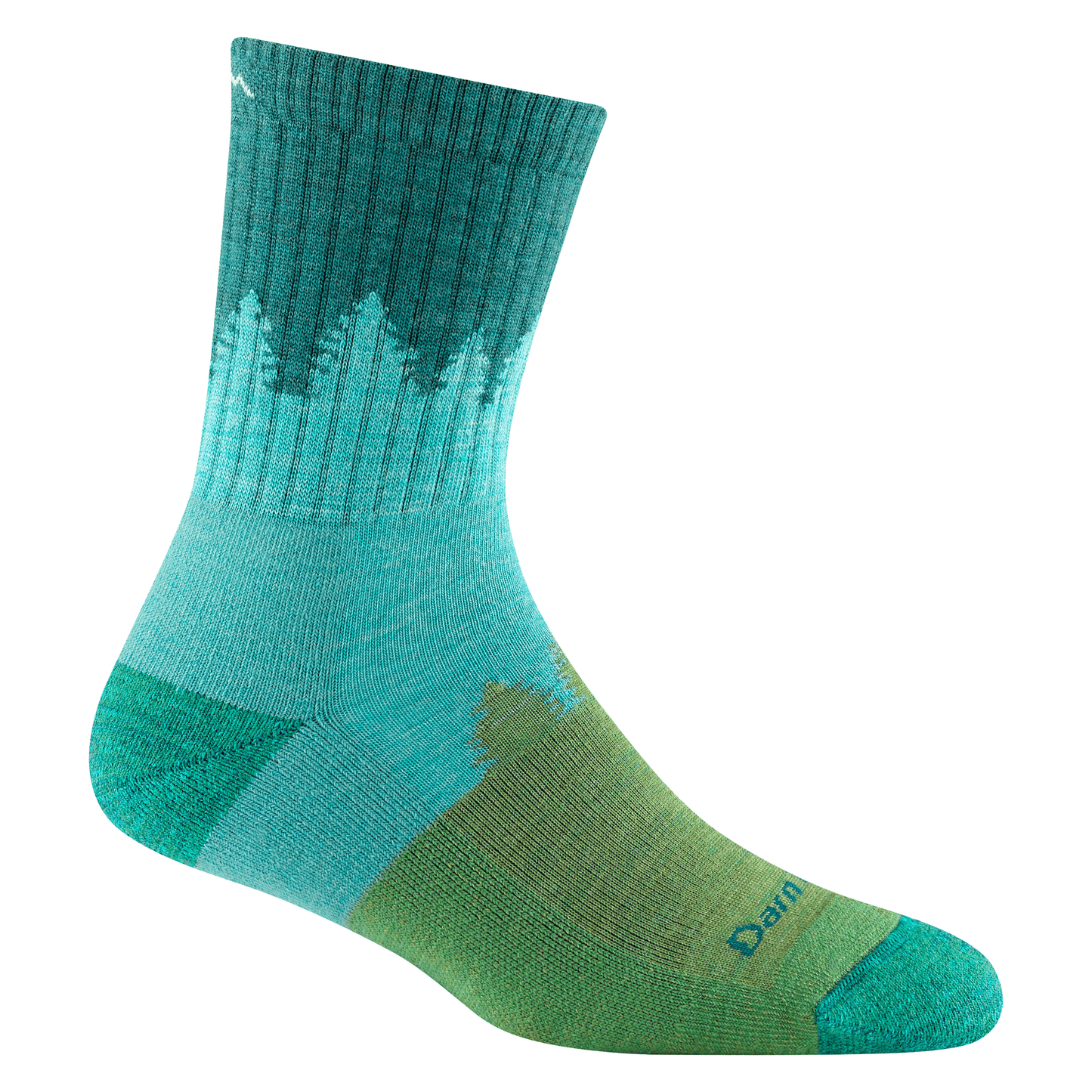 
                  
                    Darn Tough Women's Hiker Treeline Micro Crew Midweight with Cushion Sock - Aqua
                  
                