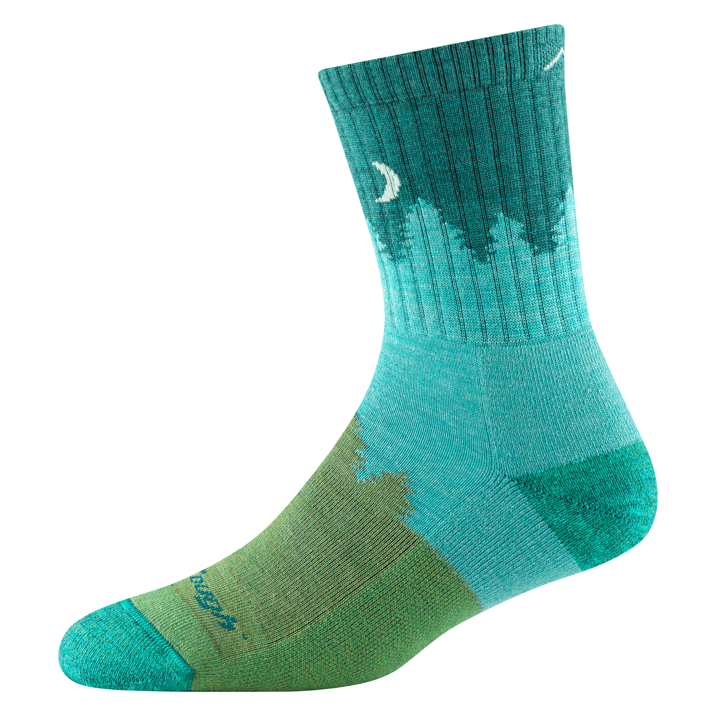 
                  
                    Darn Tough Women's Hiker Treeline Micro Crew Midweight with Cushion Sock - Aqua
                  
                