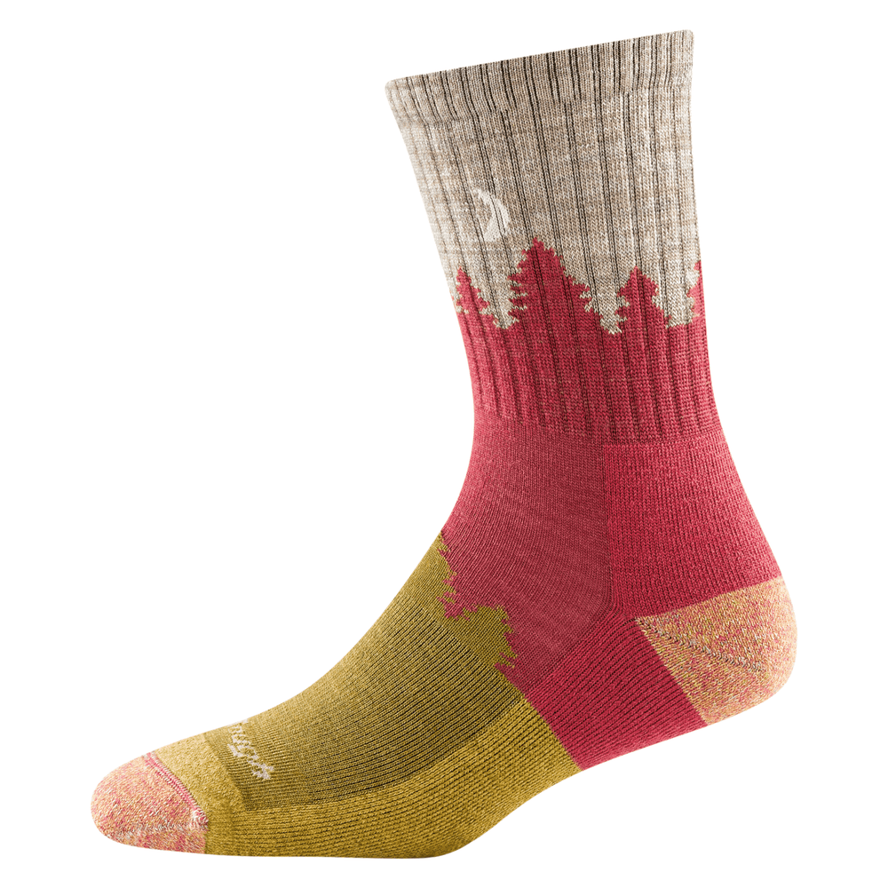 
                  
                    Darn Tough Women's Hiker Treeline Micro Crew Midweight with Cushion Sock - Cranberry
                  
                