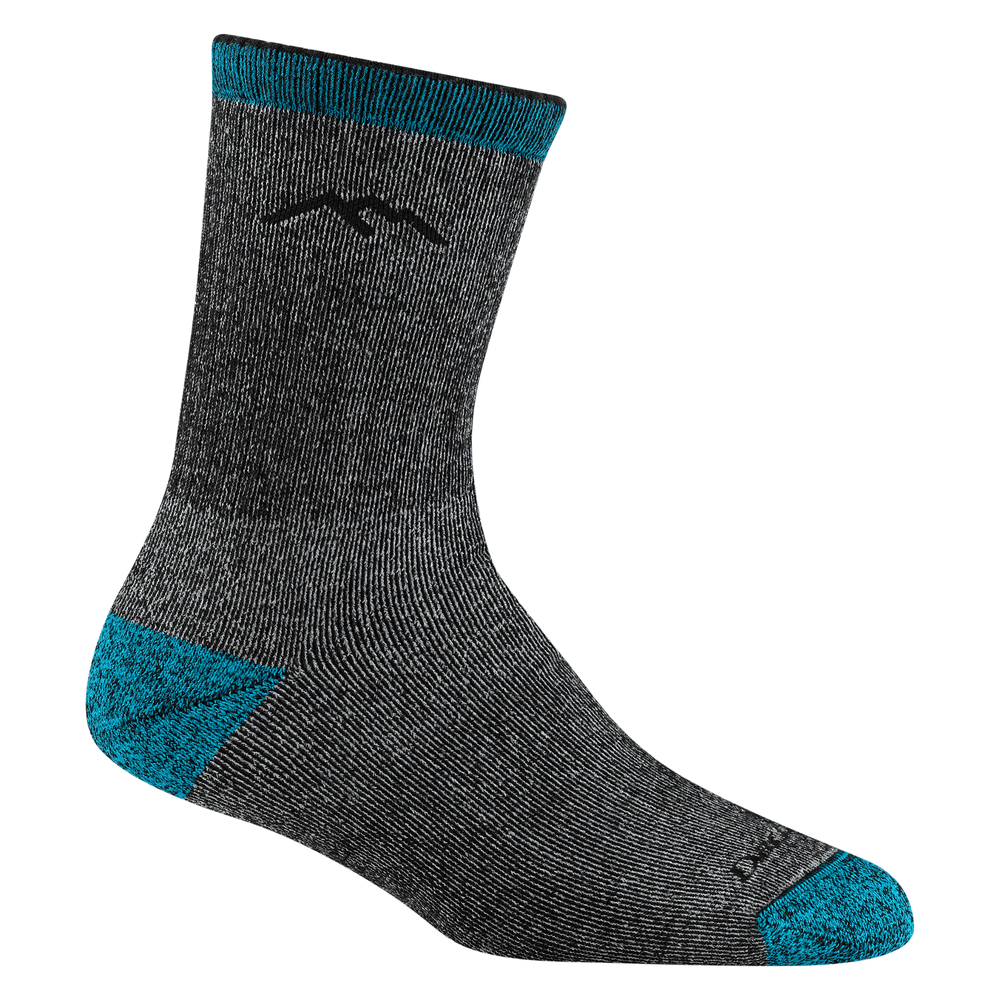 Darn Tough Women's Mountaineering Micro Crew Heavyweight with Full Cushion Hiking Sock - Midnight