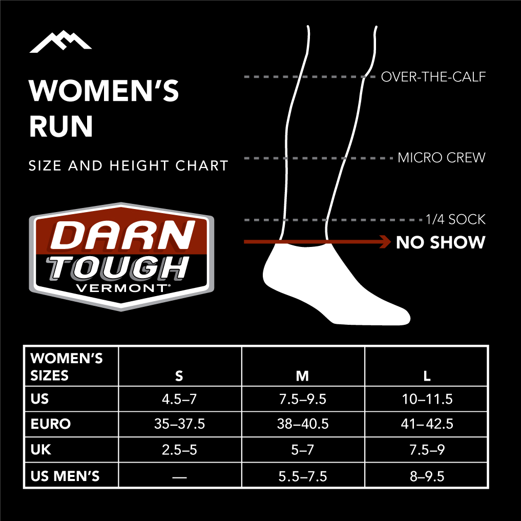 
                  
                    Darn Tough Women's Run No Show Tab Ultra-Lightweight Cushioned Socks - Ocean
                  
                