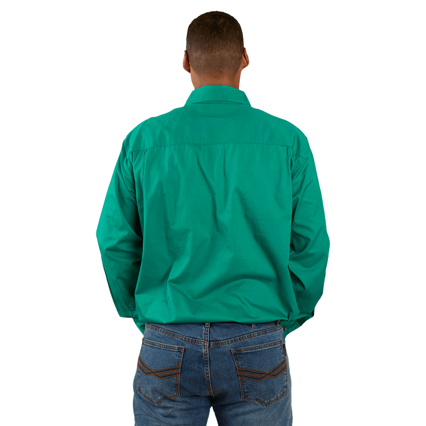 
                  
                    Ringers Western - Mens King River Work Shirt - Green
                  
                