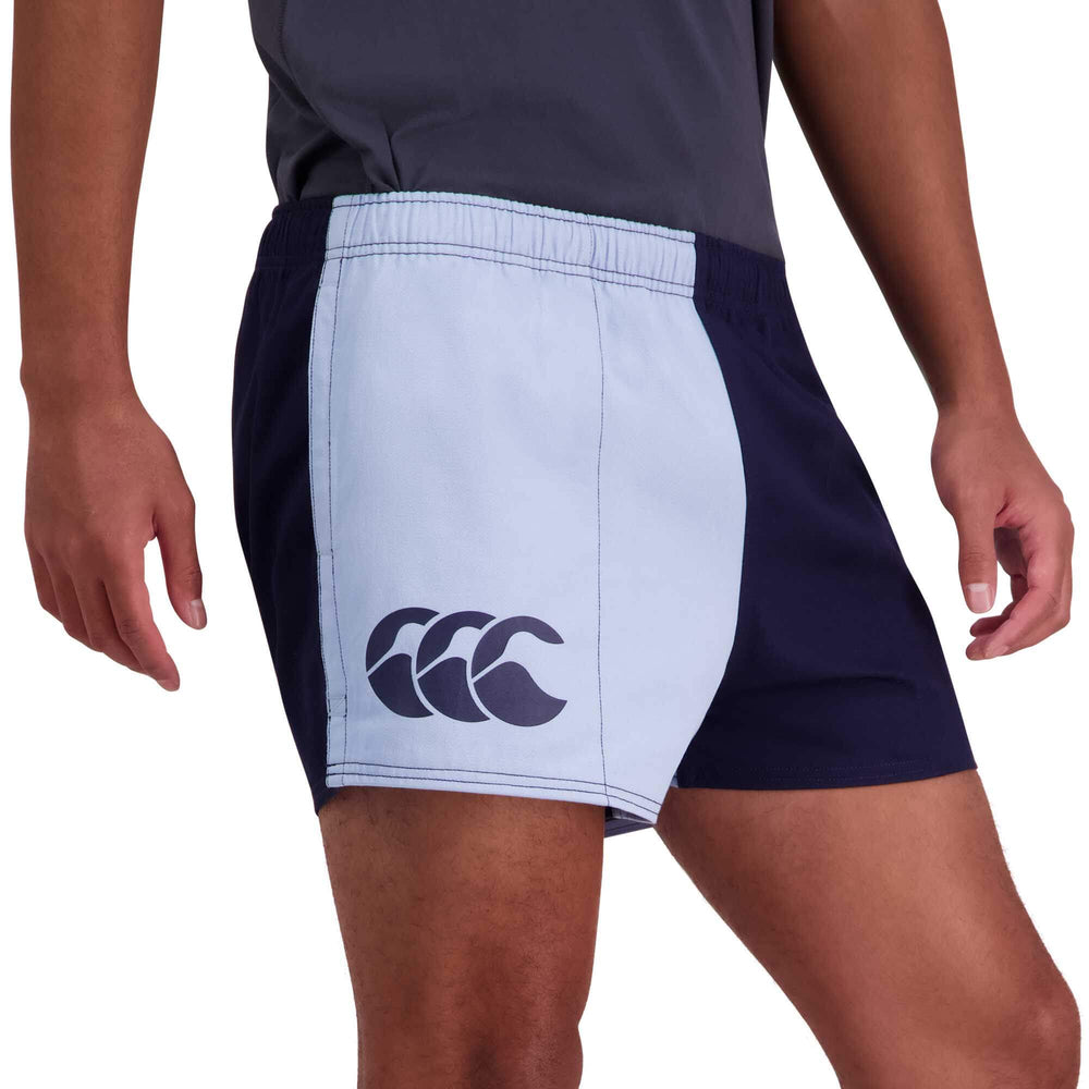 Canterbury Limited Edition Harlequin Shorts (Unisex) - Black Iris/Light Blue