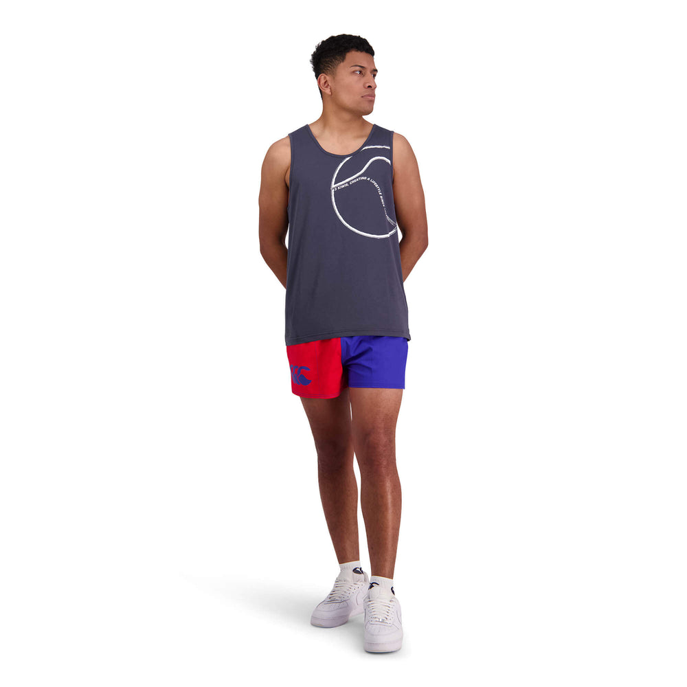 
                  
                    Canterbury Limited Edition Harlequin Shorts (Unisex) - Flag Red/Blue
                  
                