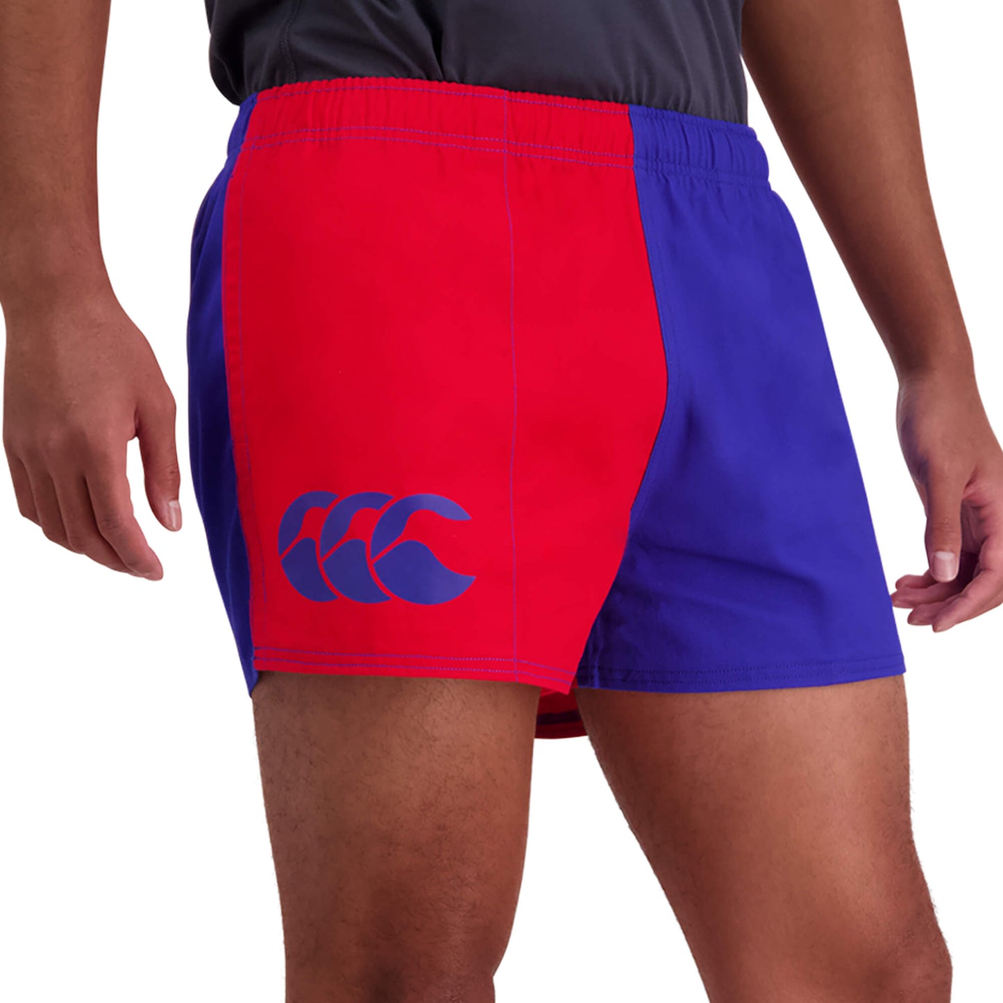 Limited Edition Canterbury Harlequin Short (Unisex) - Flag Red/Blue