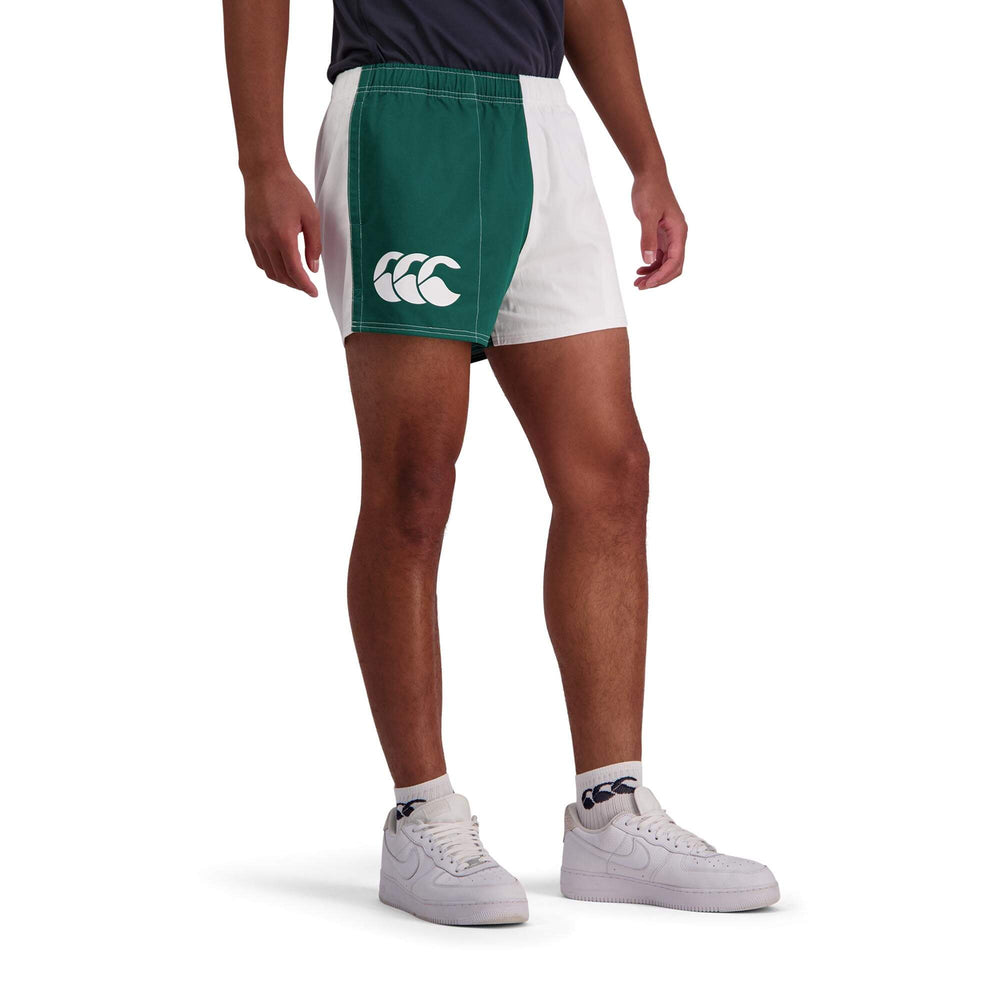 
                  
                    Canterbury Limited Edition Harlequin Shorts (Unisex) - White/Green
                  
                