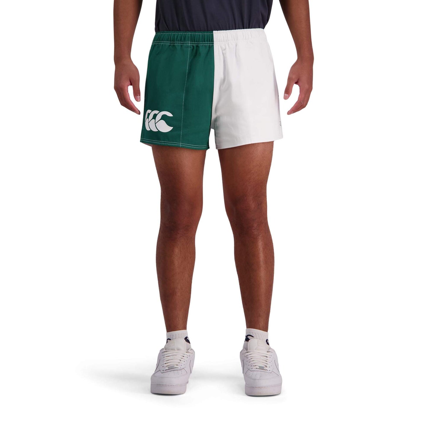 
                  
                    Canterbury Limited Edition Harlequin Shorts (Unisex) - White/Green
                  
                