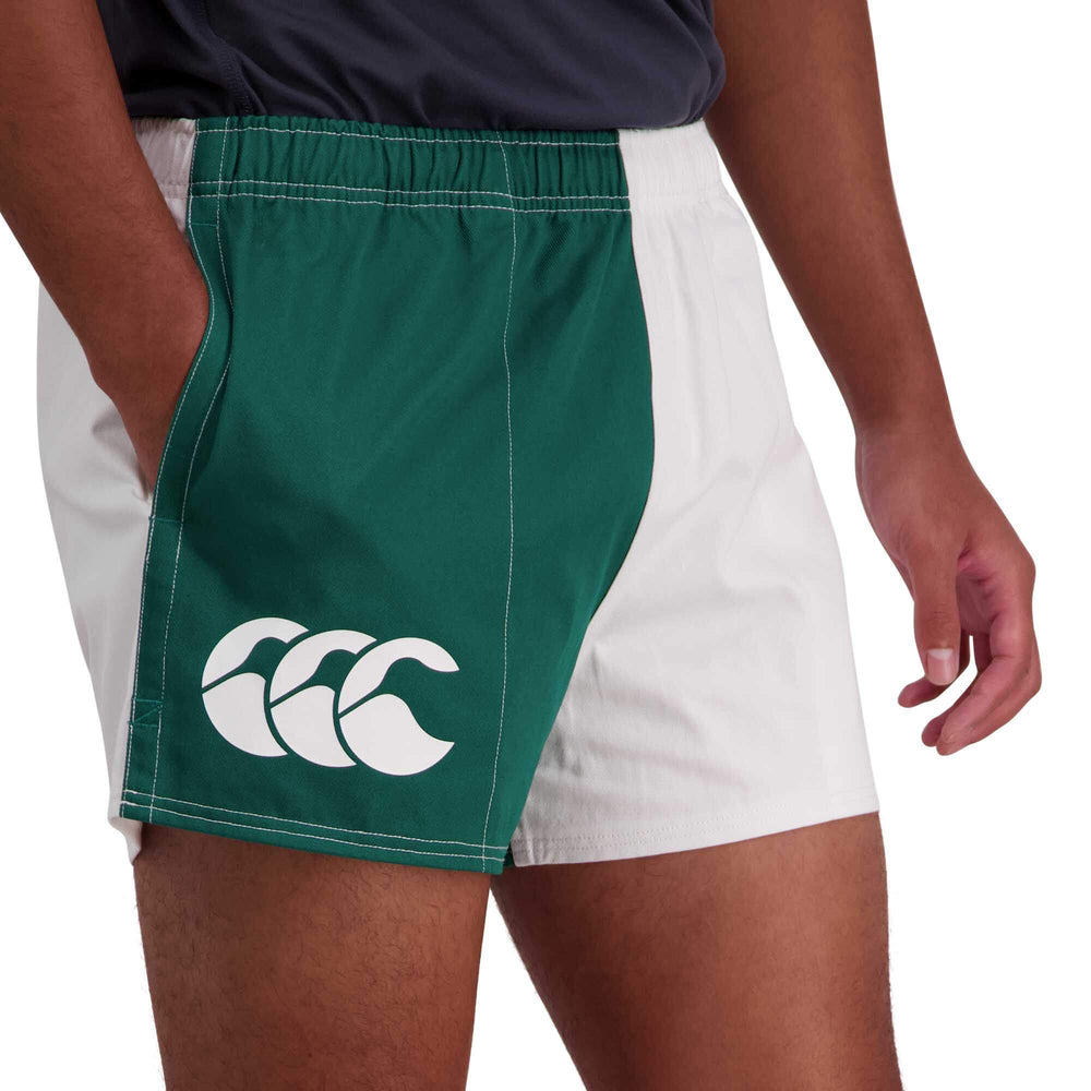 Canterbury Limited Edition Harlequin Shorts (Unisex) - White/Green