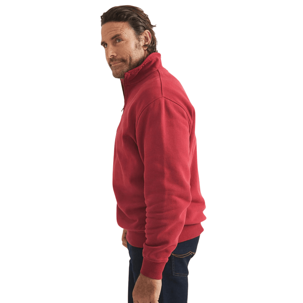 
                  
                    RB Sellars Trentham Half Zip Jumper (Unisex) - Cherry
                  
                