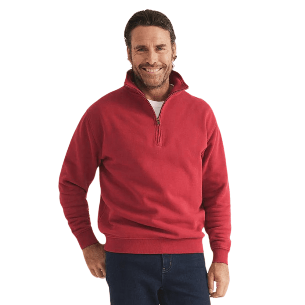 
                  
                    RB Sellars Trentham Half Zip Jumper (Unisex) - Cherry
                  
                