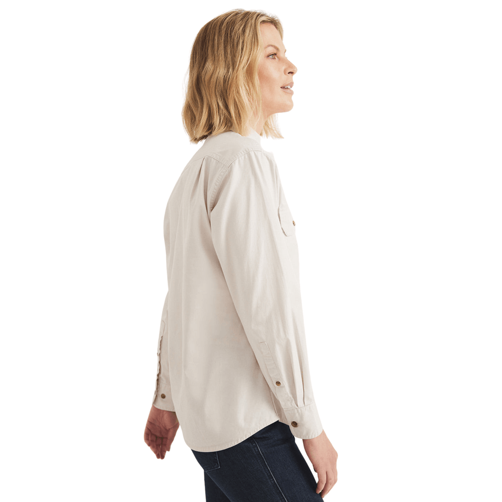 
                  
                    RB Sellars Women's Sandy Half Button Light Weight Work Shirt - Stone
                  
                