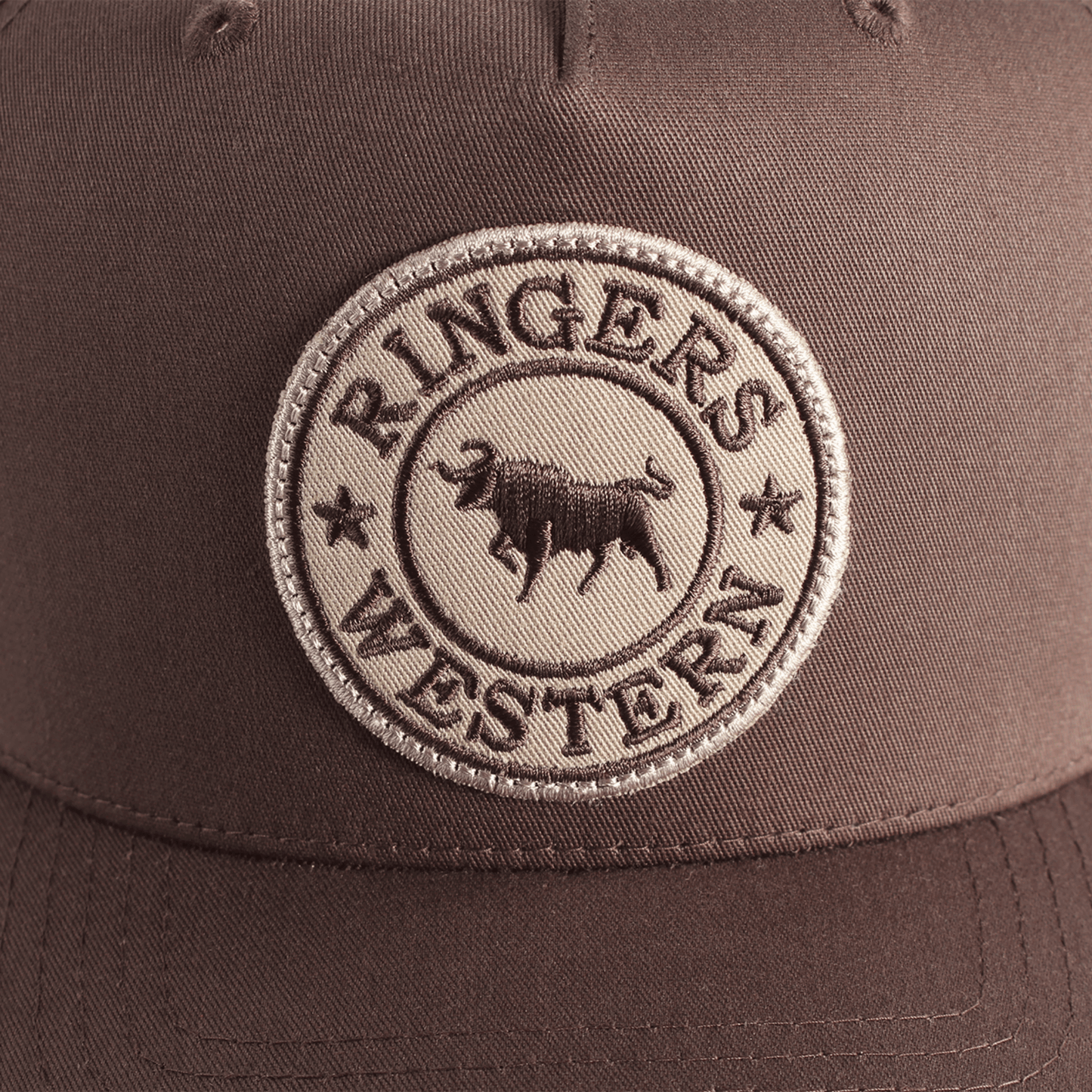 
                  
                    Ringers Western - Unisex Signature Bull Trucker Cap - Chocolate / Bone
                  
                