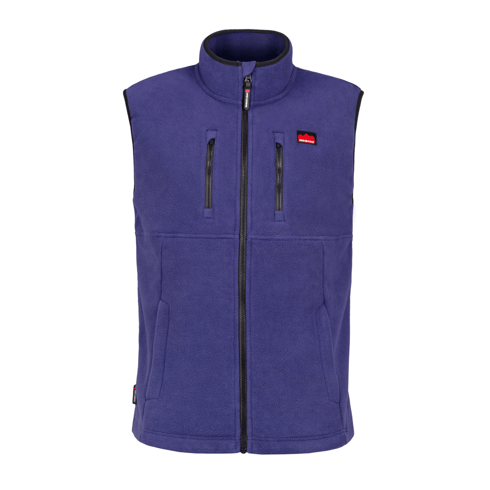 Sugar Loaf Highland Polar Fleece Gilet - Indigo Blue