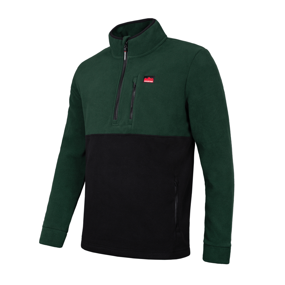 Sugar Loaf Horizon Polar Fleece Half Zip - Green